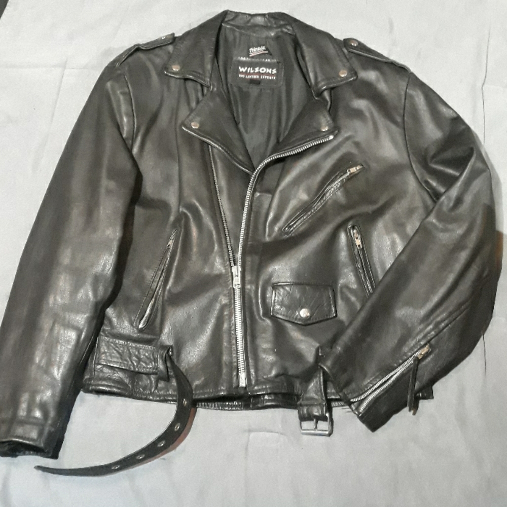 Wilson genuine leather men's jacket extra large